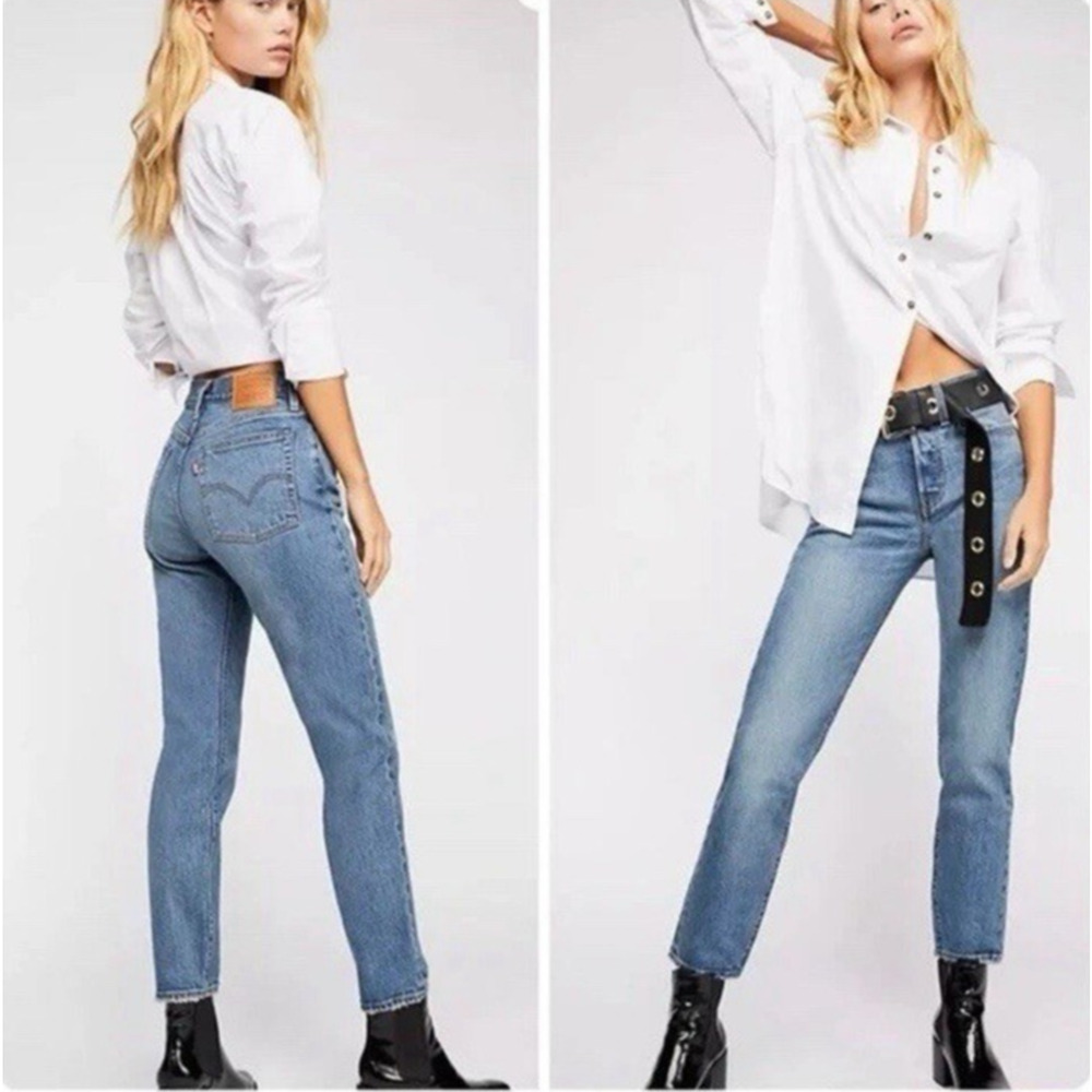 Levi's Premium Womens Wedgie Icon Fit Jeans 26 These Dreams High Rise Stretch